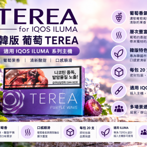 【葡萄】韓版 TEREA煙彈 IQOS ILUMA專用 整條煙(10包)